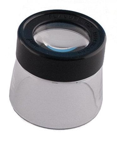 12pc 10 x 25mm Dia Eye Loupe Magnifying Glass Magnifier Plastic Body MI120P 